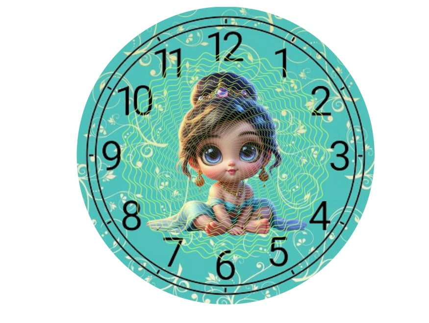 Character clocks digital