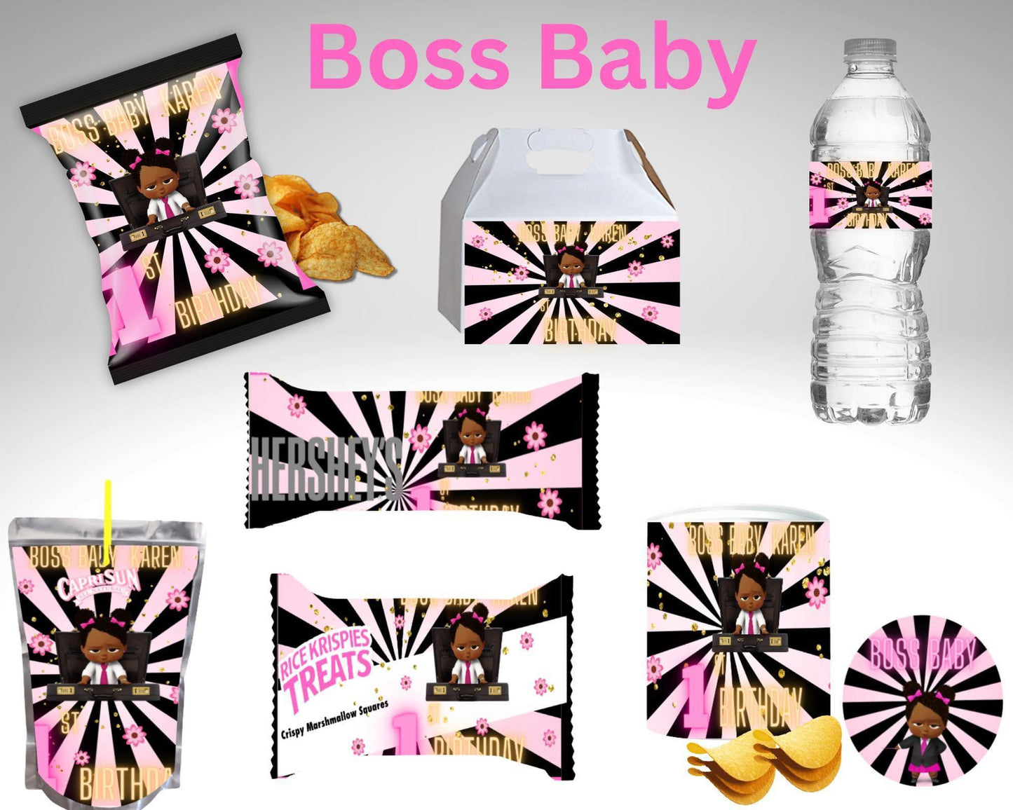 Boss baby girl (mockup only)